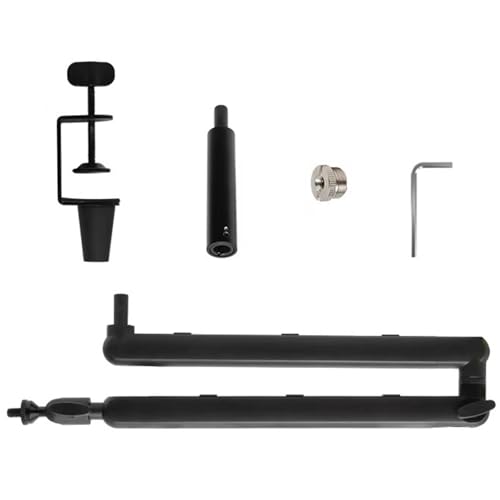 Cadre en aluminium anti-vibration pour support de microphone de jeux et tablettes