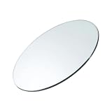 Augeno 32 inch Round 1/4' Thick Pencil Polished Edge Glass Table Top - Tempered, Scratch Resistant & Safety Replacement Glass Designed for Dining, Coffee, Patio & End Tables