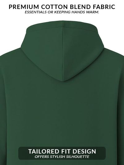 Image of ADRO Men's Regular Fit Zip-Up Hoodie for man | 320 GSM Cotton Poly Fleece Zipper Sweatshirt with Soft Fabric & Printed Hoodies