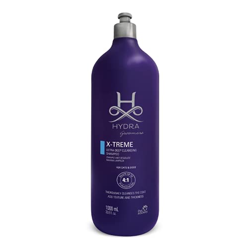 Hydra Professional X-Treme Clarifying Shampoo Pet Shampoo for Dogs and Cats Removes Oil and Grease Suitable for All Breeds and Coat Types