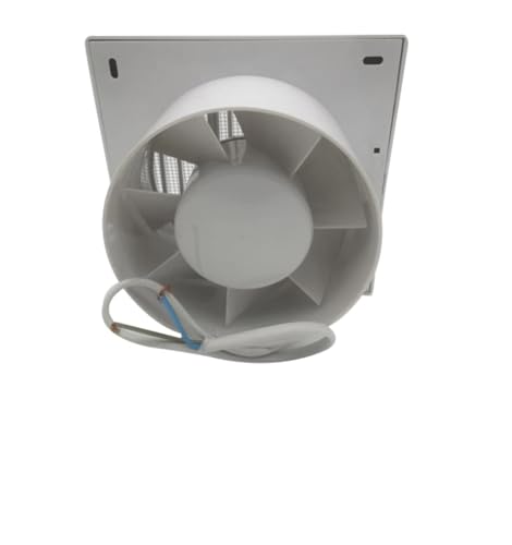 Miniatura 7 de Bel Air Home Extractor Baño Silencioso Gravana Blanco 15w, 120m H, Policarbonato, Empotrable, Compatible Con Boca 100mm, 40dba, 15,9x15,9x10cm, Ventilación Hogar Oficina