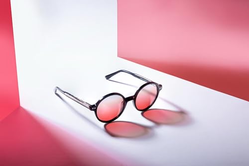 Image of HALDEN inchCOMET inch Series Sunglasses - Italian Sophistication & Japanese Precision in Classic Round Design, 1-Year Warranty