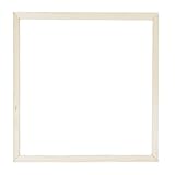 Adaptabilité : grâce à son format 50 x 50 cm, ce cadre pour toile tendue convient aux besoins d'encadrement de peintures à l'huile et de montage de toiles, s'adaptant à différents styles de décoration et concepts artistiques. cadres en bois pour toile, cadre en bois vierge