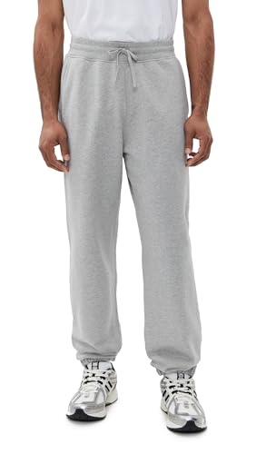 REIGNING CHAMP Men's Mid-Weight Terry Cuffed Relaxed Sweatpants, Hgrey, L
