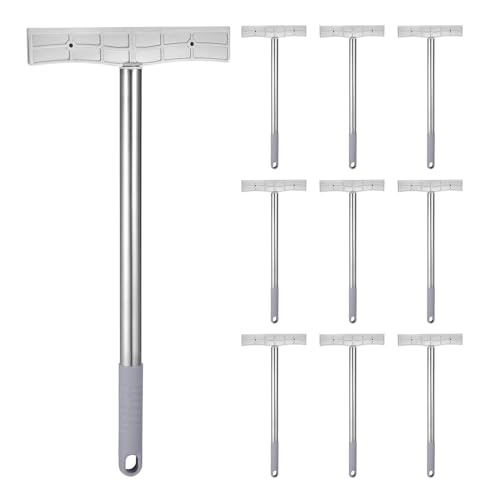 Ipetboom 10pezzi Supporto per Cartello in Acciaio Inox Portatile Asta per Cartelli Barra Supporto per Poster e Pannelli in Schiuma per Fiere Eventi e Proteste