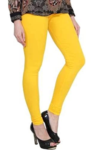 Image of Women's Cotton Chudidar Leggings | Stretchable | High Rise | Full Length | Soft & Comfortable | Ethnic Wear Bottom