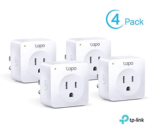 TP-Link Tapo Smart Plug Mini, Smart Home Wifi Outlet Works with Alexa Echo