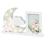 photo frame with LED lights, Moonlight frame Misty Olive