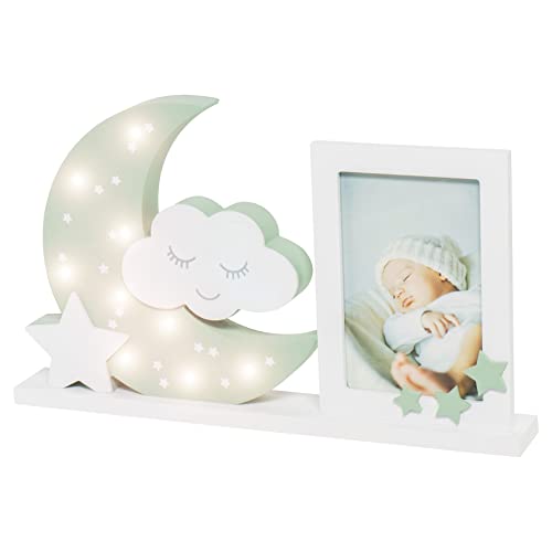 Cadre Moonlight Misty Olive idéal pour sublimer les photos de votre salon contemporain chaleureux