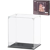 ROKR Acrylic Display Case, 28.6x22.9x31.3cm (11.25\"x9\"x12.32\") Transparent Showcase Dust Proof Cover for Model Sets/3D Puzzles/Action Figures