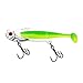 WAGHAVEN Hard Artificial Baits Metal Fishing Lures with Soft Swimbaits Fishing Spinner Lures for Bass Walleyes Trout Crappie