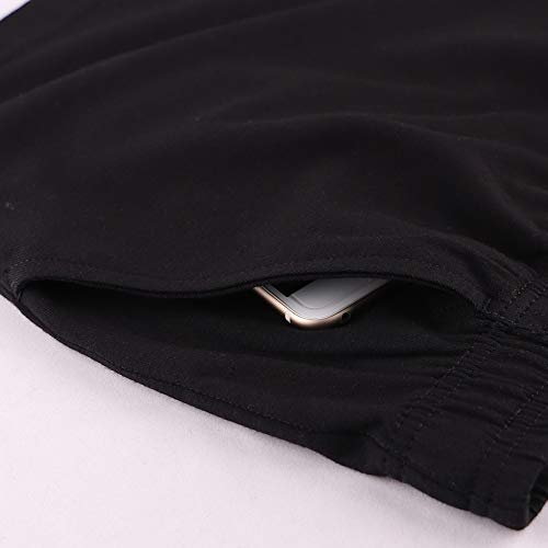 Muscle Alive Herren Sport Draußen Laufen Kurze Hose Trainieren Fitness Baumwolle und Elasthan Running Shorts – Bild 5