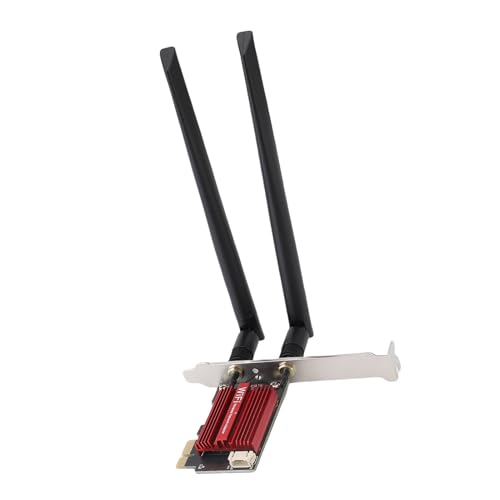 WiFi 6E PCIe Card 4200Mbps Triple Band Adaptador WiFi PCIe para Computadora de Escritorio, Mejorado BT5.2 para Conexión Continua, Ideal miniatura 3