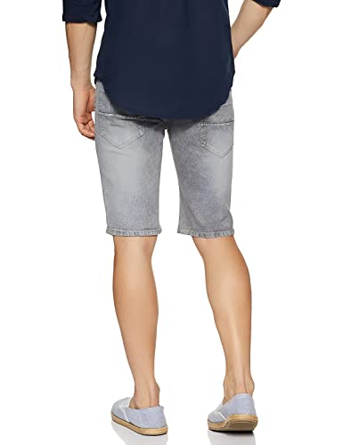 Image of Billford Men Regular Fit Knee Length Casual Wear Denim Shorts | Mid-Rise Crafted with Comfort Fit and High Performance for Everyday Wear