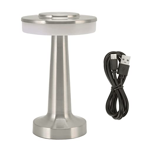 Lámpara de mesa portátil LED metálica con sensor táctil miniatura 1