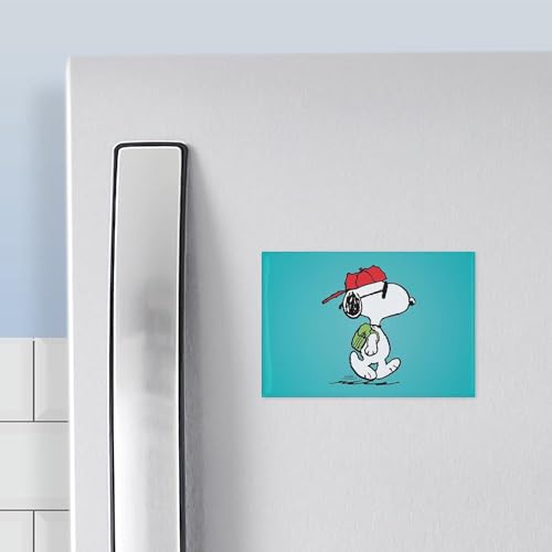Imán rectángulo Snoopy Joe Cool 3x2 pulgadas miniatura 3