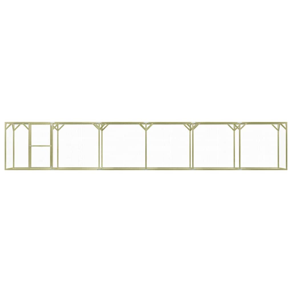 Generico Pollaio 1,5x9x1,5 m in Legno di Pino Impregnato,Articoli per Animali,Animali Domestici - Articoli,Articoli per Animali di Piccola Taglia,Habitat/Gabbie Piccoli animali-278406