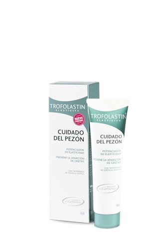Trofolastin, Crema Cuidado Pezón, Hidratación y Protección Contra Grietas, Aceite de Almendras y Aloe Vera, Embarazo y Lactancia, 50ml
