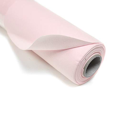Générique Nappe Papier INTISSÉ Rouleau 25X1.2M Rose PÂLE