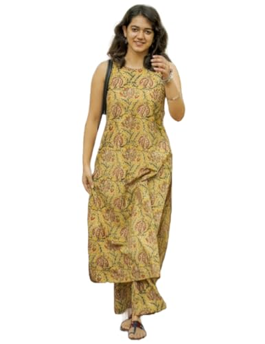 Image of ANNI Designer Women's Rayon Blend Straight Printed Kurta with Palazzo