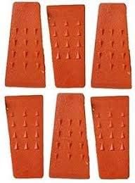 Cold Creek Loggers 5.5 Inch Barbed Felling Wedge Chain Saw Logging Supplies Set of 6