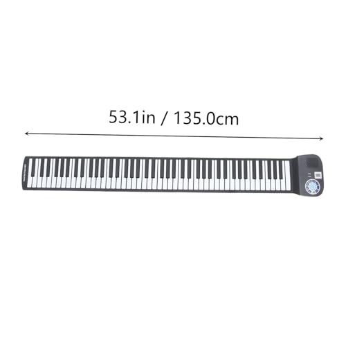 JOINPAYA 1 PC 88 Rouleau Main Rouleau Piano Électronique Enfants Piano Instruments Pour Adultes Piano Électronique Flexible Clavier De Piano Électrique Enfants Piano Pour Débutant Noir - Les Beatles, Paul McCartney, John Lennon, RIngo Starr, George Harrison JOINPAYA 1 PC 88 Rouleau Main Rouleau Piano Électronique Enfants Piano Instruments Pour Adultes Piano Électronique Flexible Clavier De Piano Électrique Enfants Piano Pour Débutant Noir – Image 3