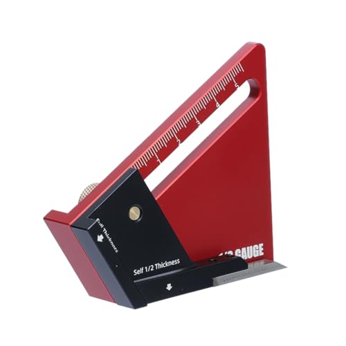 Gujdnhderq センターファインダー木工センターマーゲージアルミ精密コンパクトスクライバー、木材木工トリマー調整