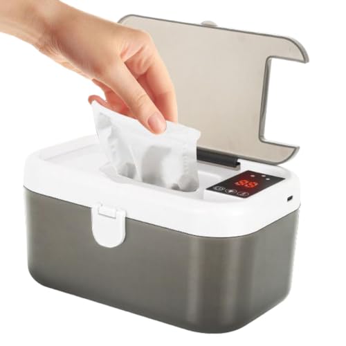 Chauffe-lingettes bébé portable USB avec lumière LED pour voyage