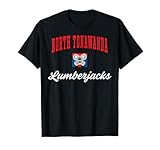 High School Spirit Apparel design. Officially Licensed High School Product NY-14120-01 North Tonawanda High School Lumberjacks North Tonawanda New York USA Lightweight, Classic fit, Double-needle sleeve and bottom hem