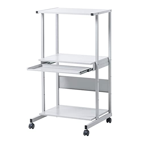 �T�����T�v���C �A�E�g���b�g �p�\�R�����b�N W650×D605×H1200mm �L�[�{�[�h�X���C�_�[�t�� RAC-EC74