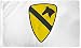 Ant Enterprises ARMY 1st Calvary Flag 3x5ft Military House Flag 100D FABRIC