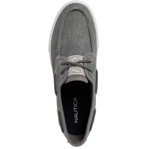 Image of Nautica Men's Casual Boat Shoes, Moc-Toe Loafers with Cushioned Insole, Deck Fashion Sneaker