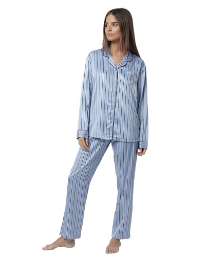 Pyjama en satin Secret pour femme ADMAS chic à manches longues