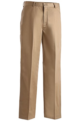 Edwards Men's Casual Chino Blend Easy Fit Pant, Khaki, 36 34