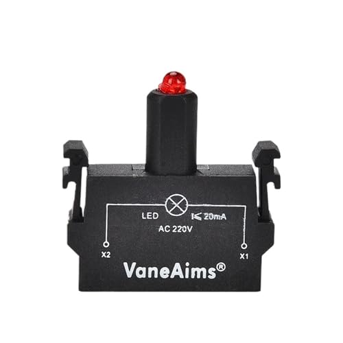 Interrupteur d'allumage LA36M évitez les erreurs de tension avec LED blanche 380V
