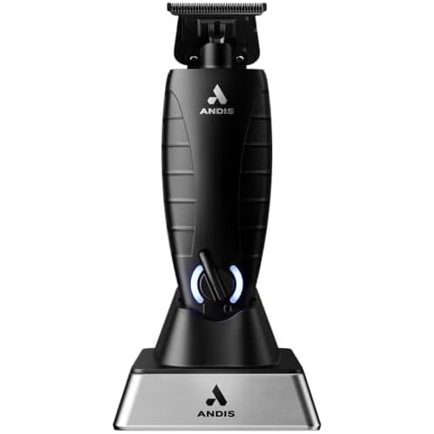 Andis GTX-EXO Black Label Special Edition, Professional Lithium-ion Electric Beard & Hair Trimmer, M-Force Technology, Cordless, Included Charging Stand, Black Cover