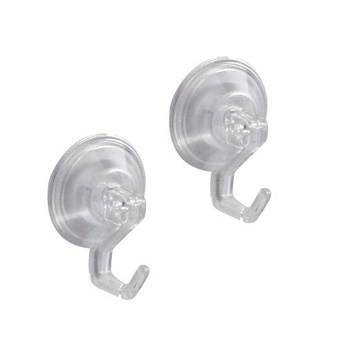 InterDesign Robe Hook 2.8 in. H x 2 in. W x 2 in. L Clear Plastic
