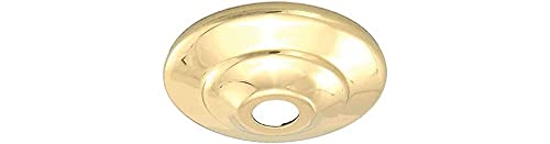 Image of B&P Lamp 5 1 /2 Inch Diameter Solid Brass Vase Cap, Polished and Lacquered Finish