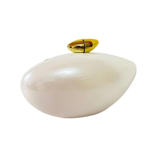 Image of Pearl Clutch Purse Acrylic Shell Clutch Bag Bridal Purse for Women Wedding Party