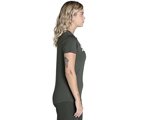 Image of Puma Women's Letter Print Regular Fit T-Shirt