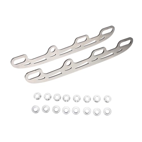 Lames de patinage en inox 290mm pour réparer des patins usés avec protège-bords robustes