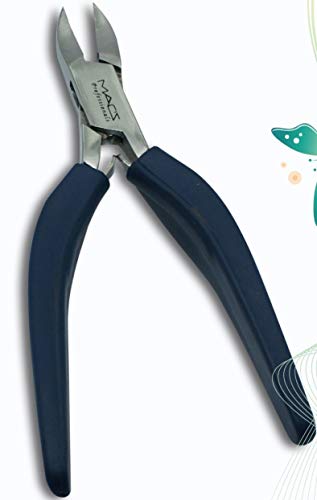 Toe Nail Nipper Soft Grip and Ingrown Nail Clipper Nail Care Toe Nail Clipper Double Spring Made of High Grade Surgical Stainless Steel Professional Quality Macs- 1001