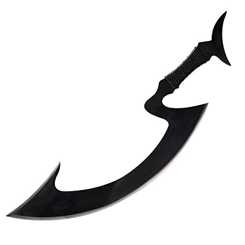 Sword Fort Handmade Katana Cosplay Sword, Stainless Steel, Samurai Sword,Sharp Knife,The Crescent Blade