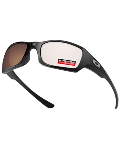 Image of PRO+ Polycarbonate Replacement Lenses & Nose Pads for Oakley Fives Squared(4+1) OO9238 Sunglasses