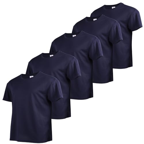 Image of 3 Pack Men's Quick Dry T Shirts Athletic Running Workout Short Sleeve Shirts for Men Active Crew Neck Tops