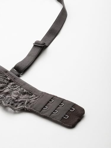 Image of LEADING LADY Women Bra | Non Padded | Non Wired | Full Coverage | T-Shirt Bra | Lace Style Adjustable Straps | Every Day Bra