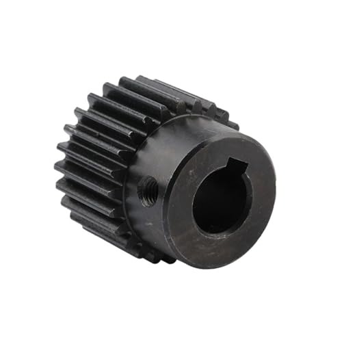 Bevel Gear Pinion Hardware Mechanical 25 Teeth Motor Gear Spur Gear CAM Gear Spur Gear Bearing Diameter 12 12.7 14mm for CNC Router Engraving Milling Machine(12.7mm)