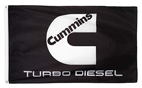 N Cents 3x5 Foot Polyester Flag Banner Turbo Diesel with Brass Grommets 3 X 5 FT