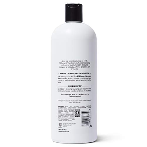 Tresemme Conditioner Moisture Rich 825 ml : soin hydratant quotidien - 6