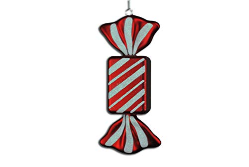 White Rectangle Ornament 3 Pack Rectangle Christmas Ornaments, 8", Red & White, 3 Count #TOP1